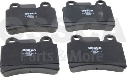 Тормозные колодки OSSCA задние для Volkswagen Touareg I 2002-2010. Артикул 24844