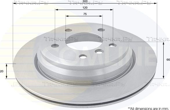 Тормозной диск Comline COATED. Артикул ADC1761V