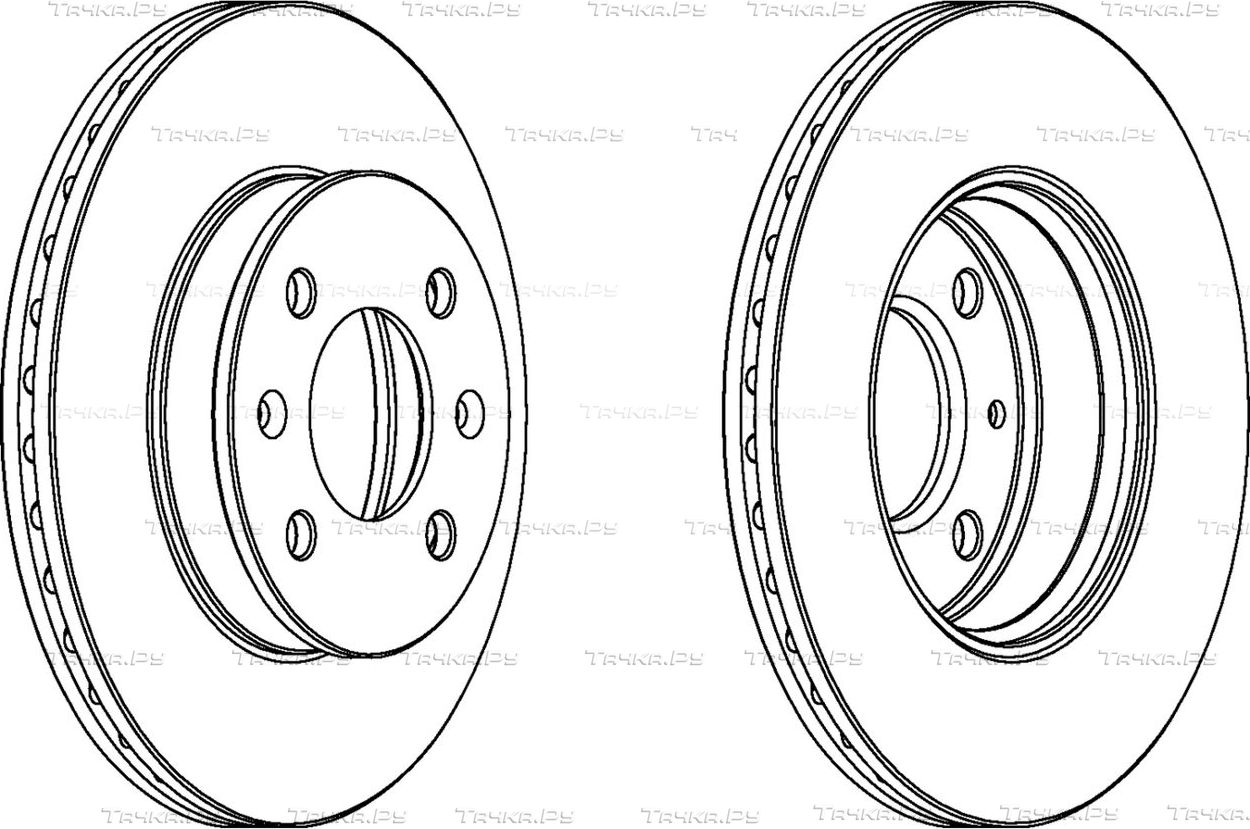 Тормозной диск Ferodo PREMIER High Carbon передний для Hyundai Getz I 2002-2009. Артикул DDF1529C