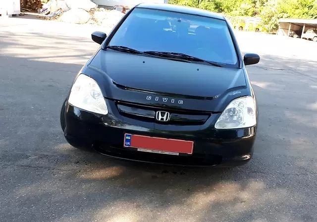 Дефлектор Vip-Tuning для капота Honda Civic VII хэтчбек 2001-2006. Артикул HD13
