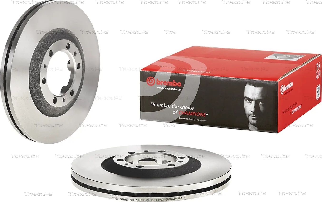 Тормозной диск Brembo передний для Opel Monterey A 1991-1998. Артикул 09.6866.20