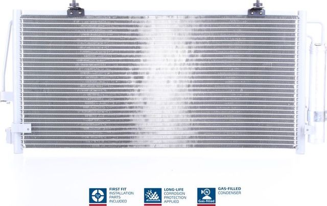 Радиатор кондиционера (конденсатор) Nissens (алюминий) для Subaru Impreza II 2001-2009. Артикул 94884