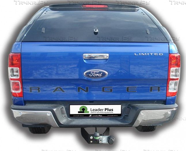 Фаркоп Лидер-Плюс для Ford Ranger III (Limited, Wildtrak) 2011-2015. Фланцевое крепление. Артикул F121-F