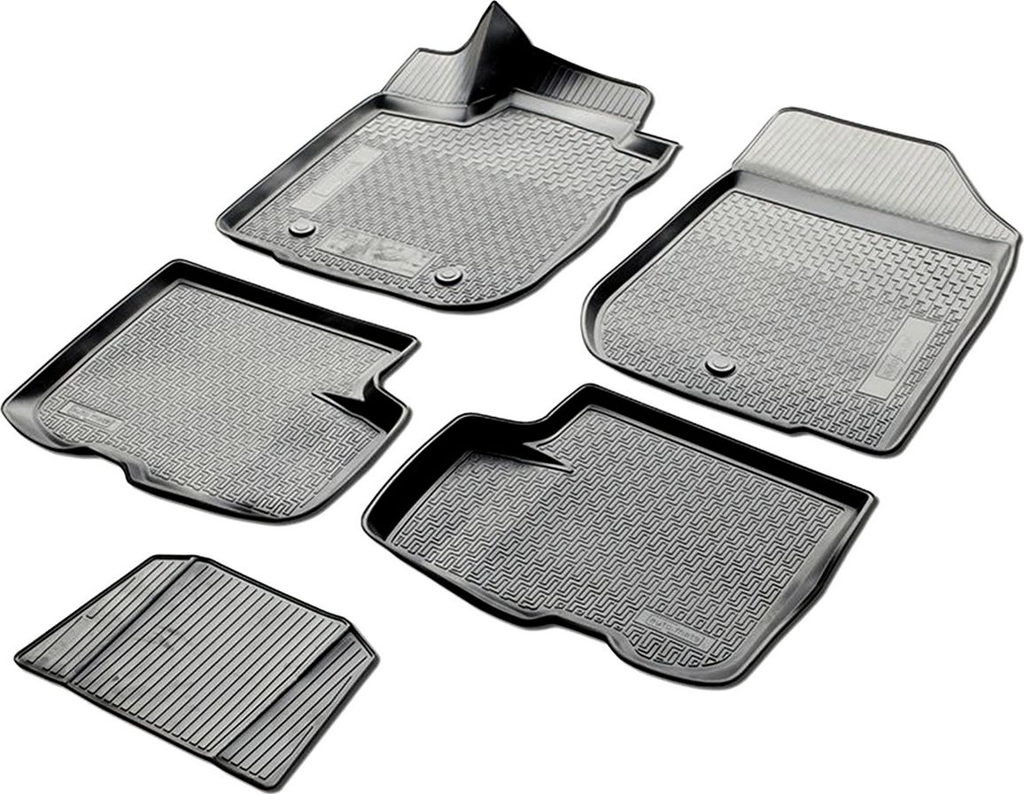 Коврики Rival для салона Renault Logan II седан 2014-2018 2018-2026. Артикул 14702001