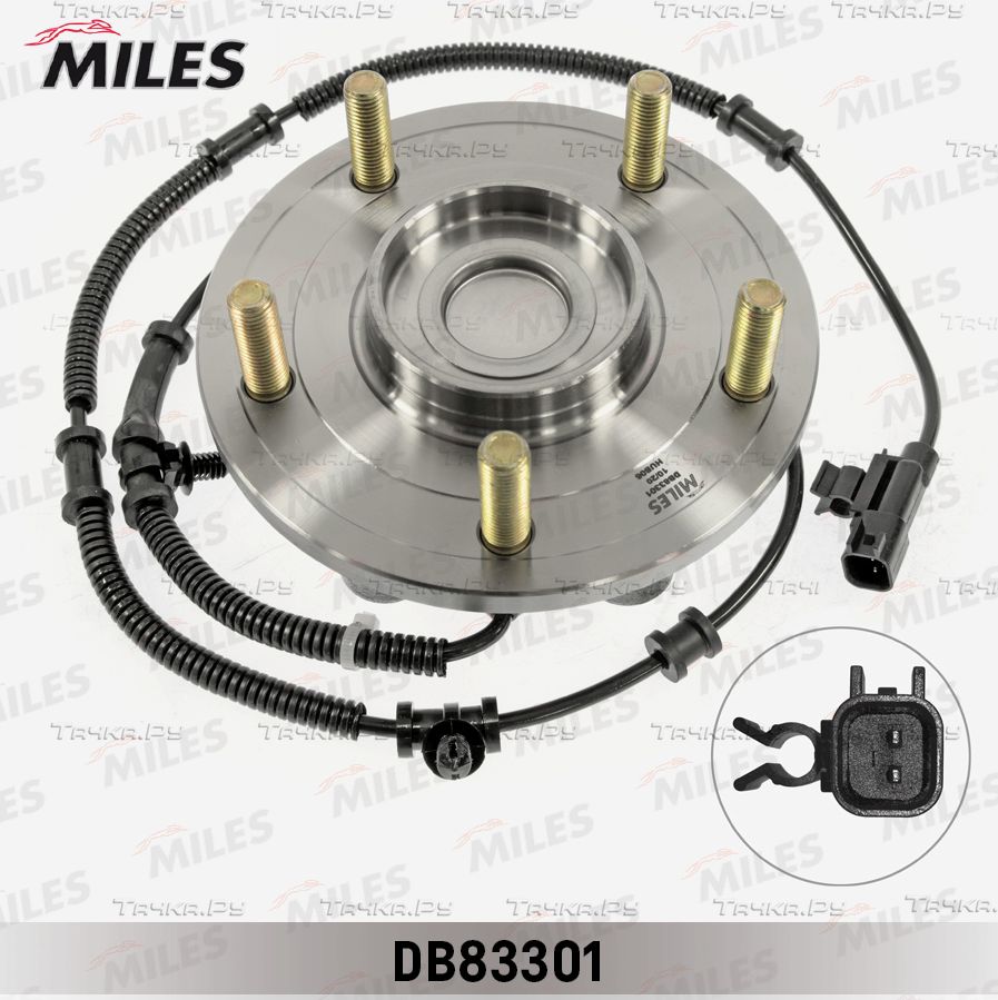 Ступица колеса с интегрированным подшипником Miles. Артикул DB83301