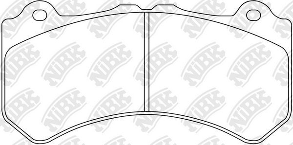 Тормозные колодки NiBK. Артикул PN0801S