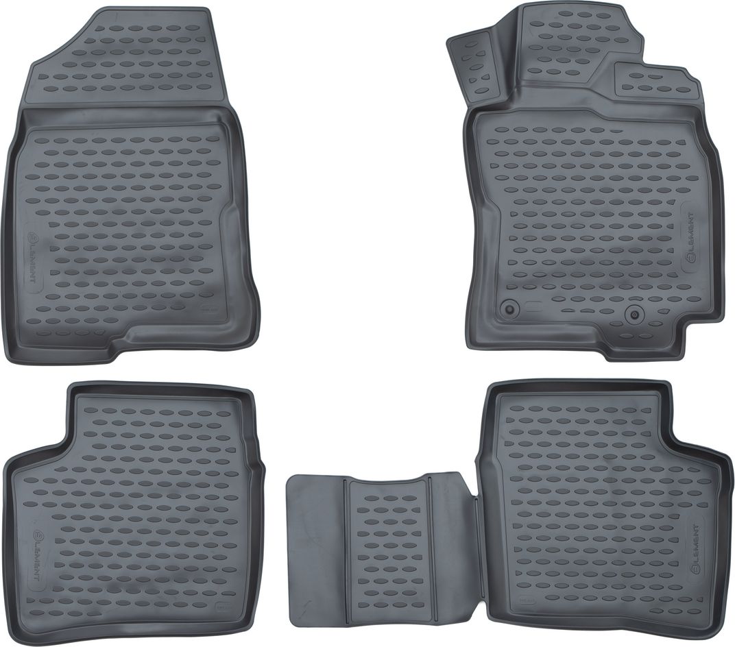 Коврики Element 3D для салона Toyota Prius NHW20 20 Rh правый руль 2003-2009 Серые. Артикул CARTYT00007g