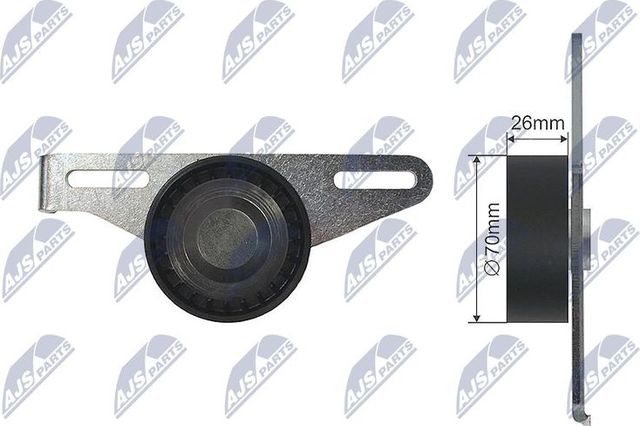 Натяжной ролик (натяжитель) приводного поликлинового ремня NTY. Артикул RNK-RE-022