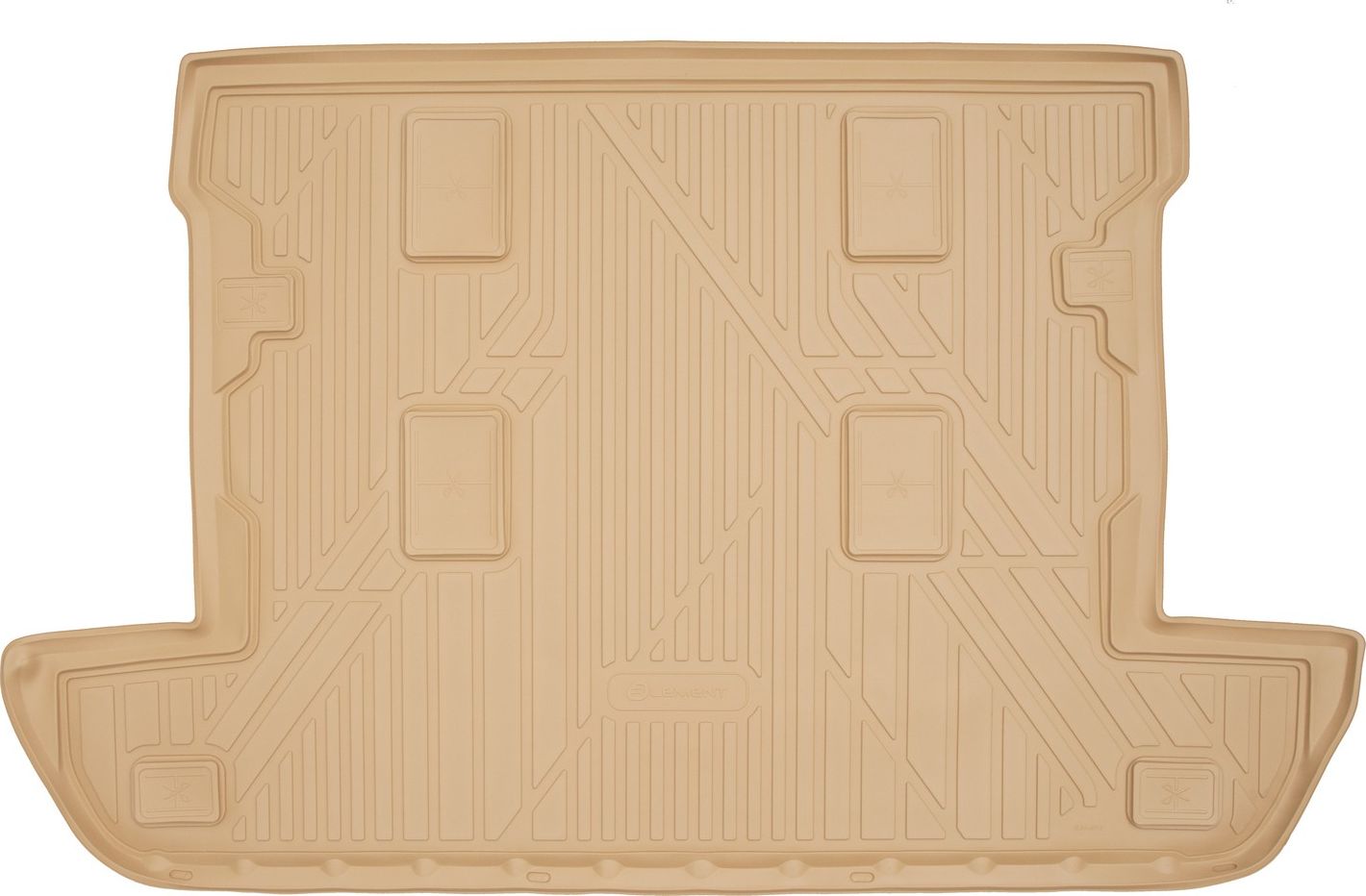 Коврик Element для багажника Lexus LX570 7-мест. 2007-2026 БЕЖЕВЫЙ. Артикул NLC.29.07.B12b