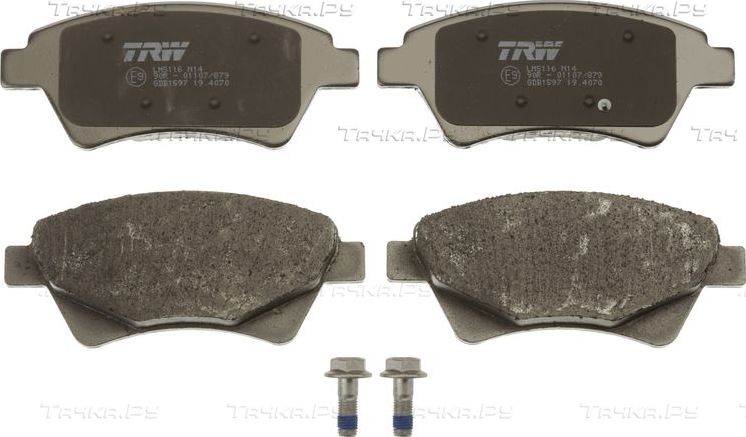 Тормозные колодки TRW COTEC передние для Renault Grand Scenic II 2005-2005. Артикул GDB1597