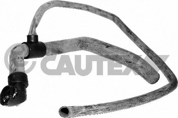 Патрубок радиатора (системы охлаждения) Cautex нижний для Fiat Stilo 2001-2008. Артикул 753602