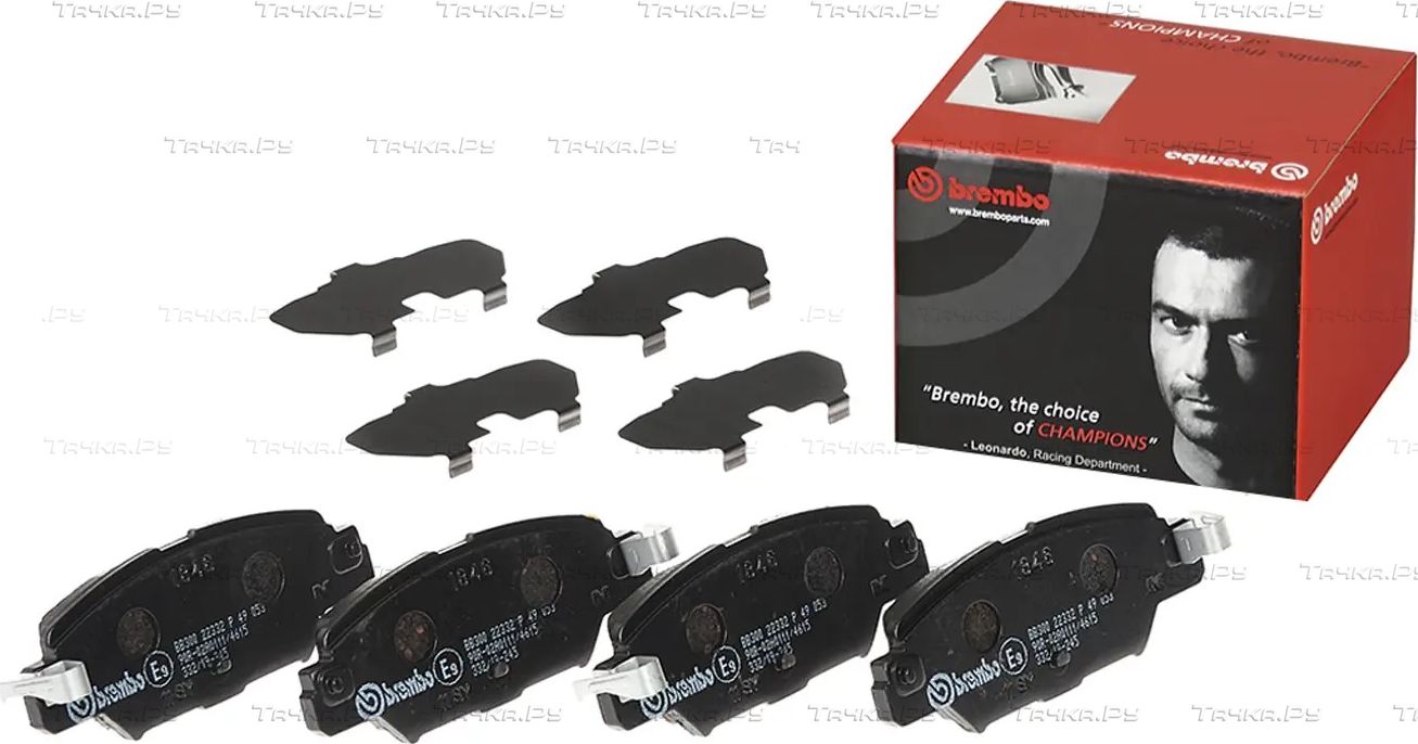 Тормозные колодки Brembo задние для Mazda CX-5 I 2014-2017. Артикул P 49 053