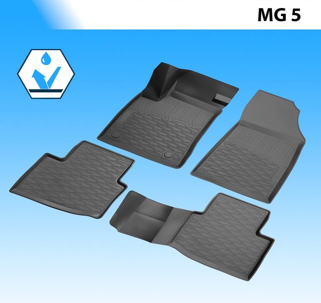 Коврики в салон автомобиля Rival для MG 5 I 2013-2026. Артикул 18601001