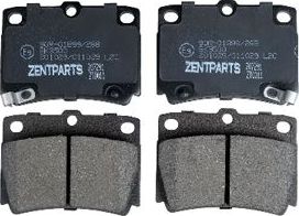 Тормозные колодки Zentparts. Артикул Z07291