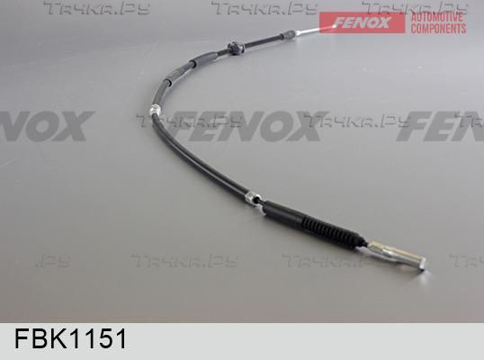 Трос ручника (тросик ручного тормоза) Fenox. Артикул FBK1151