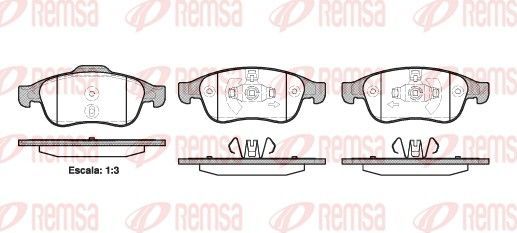 Тормозные колодки Remsa. Артикул 1248.10
