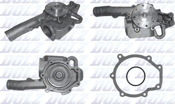 Помпа (водяной насос) Dolz для Mercedes-Benz Vario 1996-2013. Артикул M664