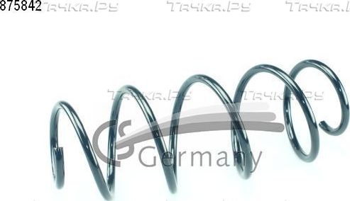 Пружина подвески CS-Germany передняя для Citroen C3 II 2009-2016. Артикул 14.875.842