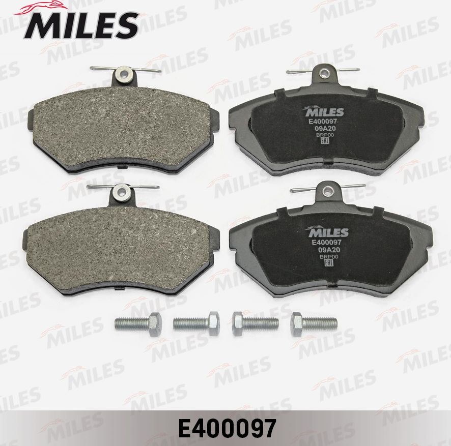 Тормозные колодки Miles (Low-Metallic). Артикул E400097