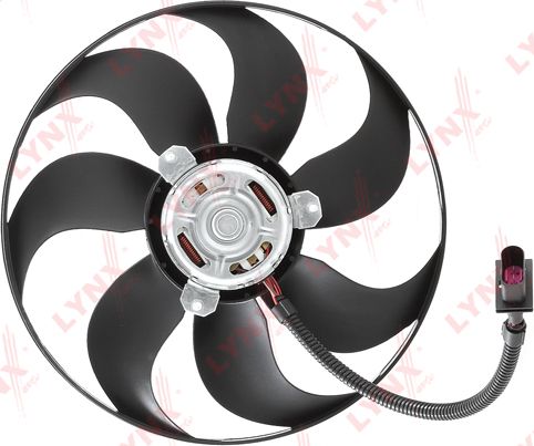 Вентилятор радиатора двигателя LYNXauto для Volkswagen Fox I 2005-2009. Артикул RF-1107