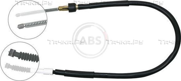 Трос ручника (тросик ручного тормоза) ABS. Артикул K16327