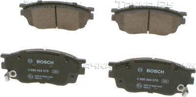 Тормозные колодки Bosch (Low-Metallic) передние для Mazda 6 I (GG) 2002-2007. Артикул 0 986 494 078