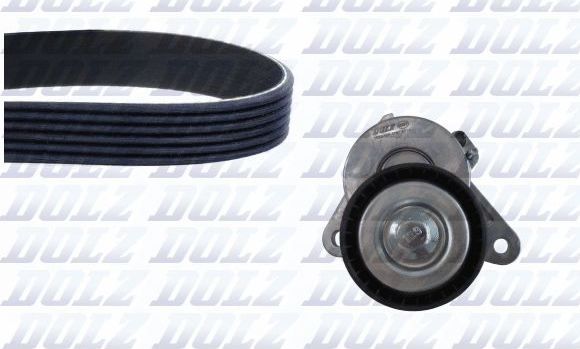 Ремень ГРМ с роликами (комплект) Dolz. Артикул SKD226A