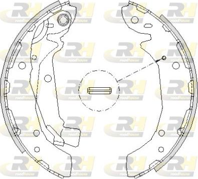 Тормозные колодки RoadHouse задние для Kia Magentis I 2001-2006. Артикул 4197.00