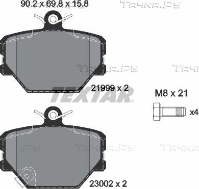 Датчик ABS Textar передний для Renault Logan II 2013-2026. Артикул 45032300