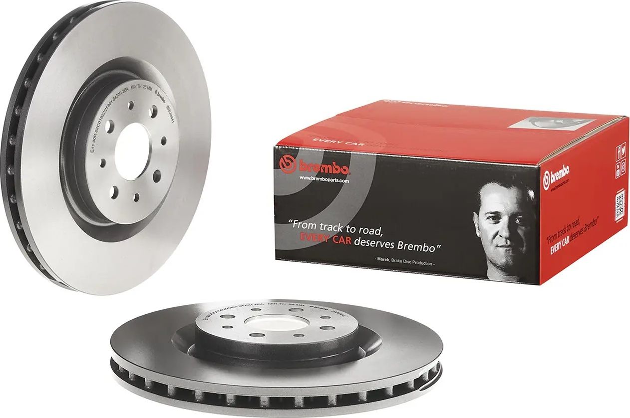 Тормозной диск Brembo PRIME LINE - UV Coated. Артикул 09.8004.41