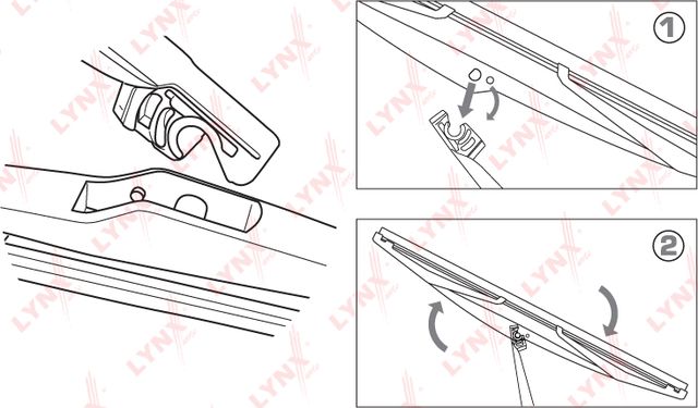 Щетка стеклоочистителя (дворник) LYNXauto. Артикул LR30S