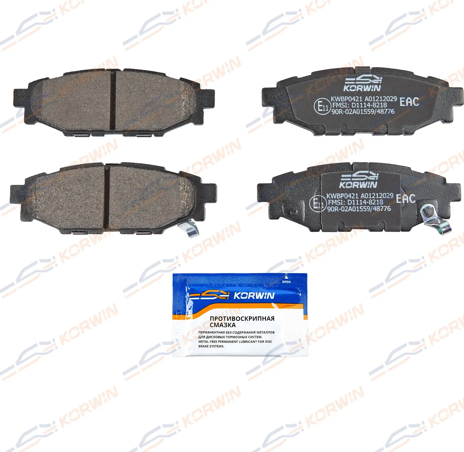 Колодки тормозные зад. Subaru Forester (SH/SJ) 08-/Legacy IV-V 03-/Outback 03 (Korwin) Korwin. Артикул KWBP0421