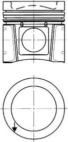 Поршневая група Kolbenschmidt для Mercedes-Benz Atego 2 2004-2013. Артикул 40078610