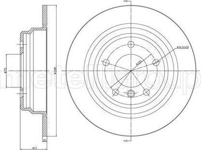 Тормозной диск Trusting. Артикул DF197