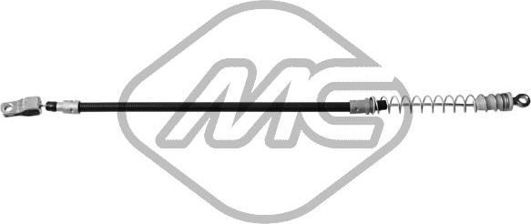 Трос ручника (тросик ручного тормоза) Metalcaucho левый для Fiat Uno I 1983-1995. Артикул 81254