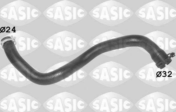 Патрубок радиатора (системы охлаждения) Sasic. Артикул 3406471