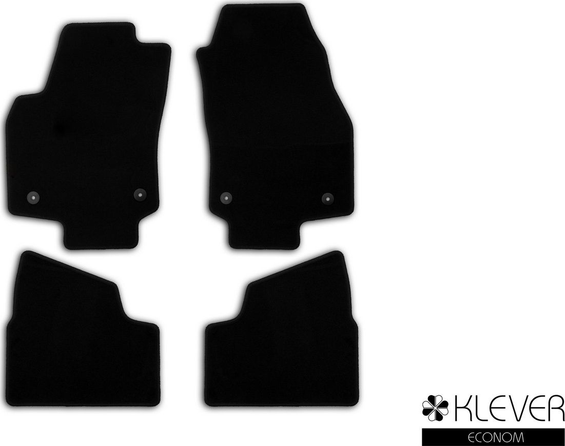 Коврики Klever Econom для салона Opel Astra H 5дв. хэтчбек 2004-2010. Артикул KLEVER01371701200k