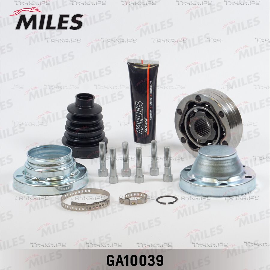 Шрус внутренний (граната) Miles передний для Volkswagen Amarok I 2010-2026. Артикул GA10039
