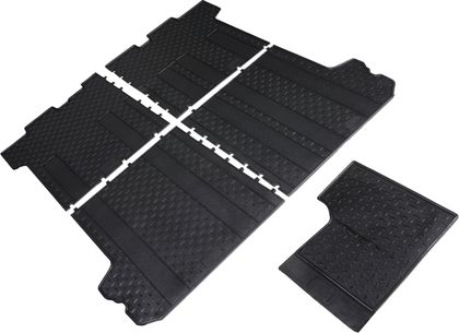 Коврики резиновые Seintex с узором сетка для салона Peugeot Traveller (2, 3 ряд) (вкл. комплектацию Business) 2016-2024. Артикул 96061