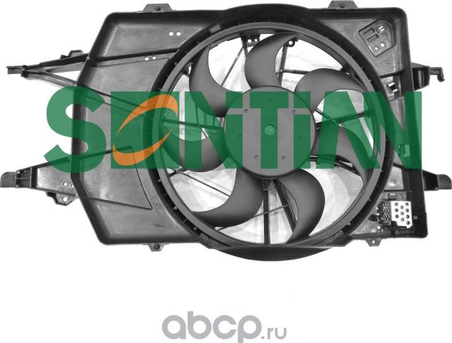 Вентилятор радиатора двигателя Sontian для Ford Focus I 1998-2005. Артикул ZD168533
