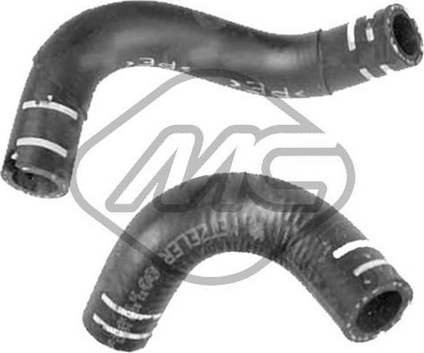 Патрубок радиатора (системы охлаждения) Metalcaucho для Fiat Punto II 1999-2012. Артикул 09424