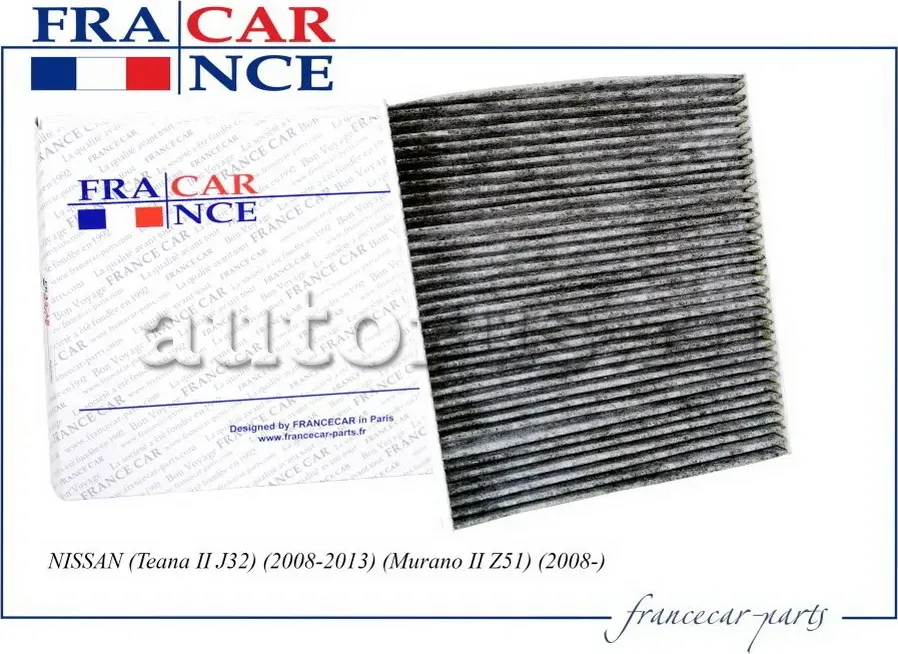 Фильтр салонный (угольный) (Francecar). Артикул FCR21V024