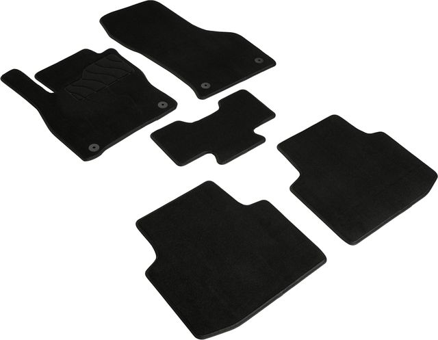 Коврики Seintex ворсовые LUX для салона Skoda Octavia A8 Pro 2020-2026. Артикул 318747