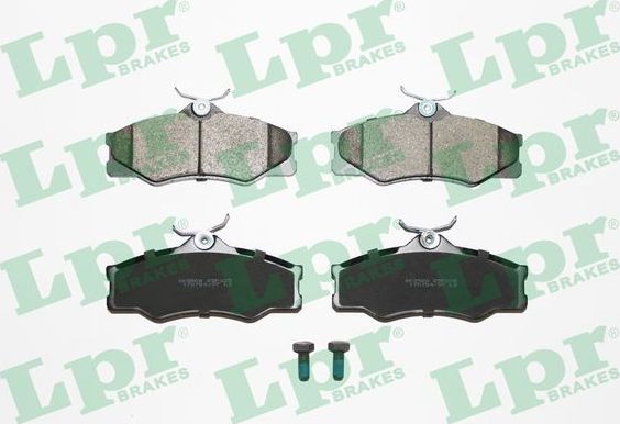 Тормозные колодки LPR передние для Volkswagen Transporter T3 1984-1992. Артикул 05P325
