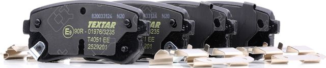Тормозные колодки Textar Q+. Артикул 2529201
