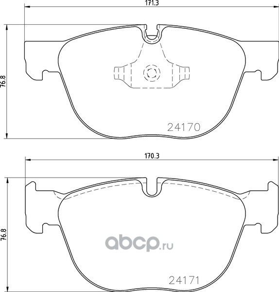 PC Pads (Textar). Артикул 2417003