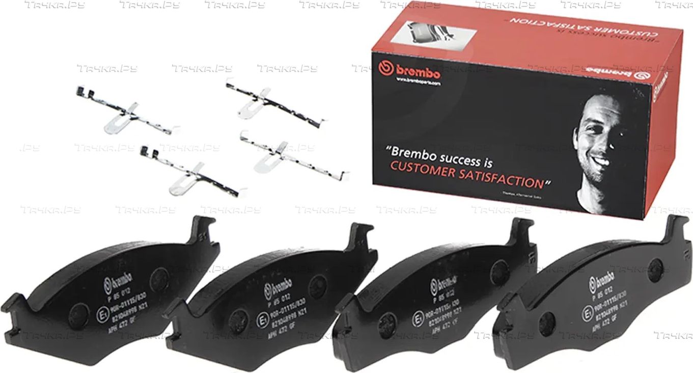 Тормозные колодки Brembo передние для Volkswagen Caddy I 1982-1992. Артикул P 85 012