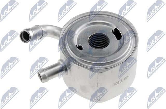 Радиатор масляный (маслоохладитель) для двигателя NTY для Renault Modus I 2004-2012. Артикул CCL-RE-000