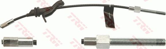 Трос ручника (тросик ручного тормоза) TRW. Артикул GCH697