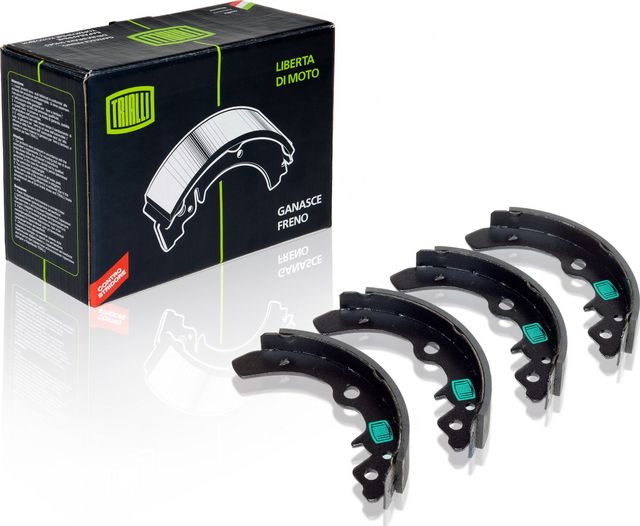 Тормозные колодки Trialli задние для ВАЗ 1111 Ока 1988-2008. Артикул GF 236